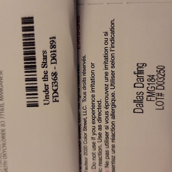 Lot of 2 Color street nail sets Dallas Darling and Under the stars - Picture 3 of 3